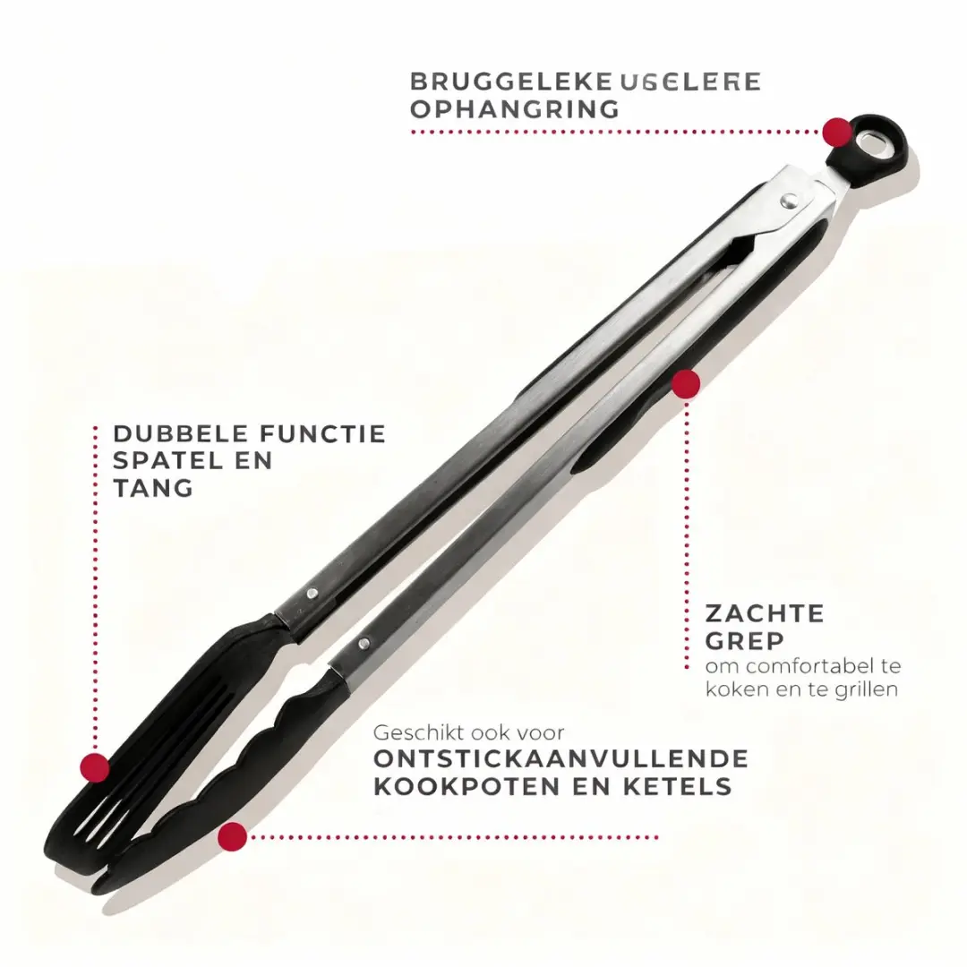 Fackelmann Keukentang 35cm - Grijs