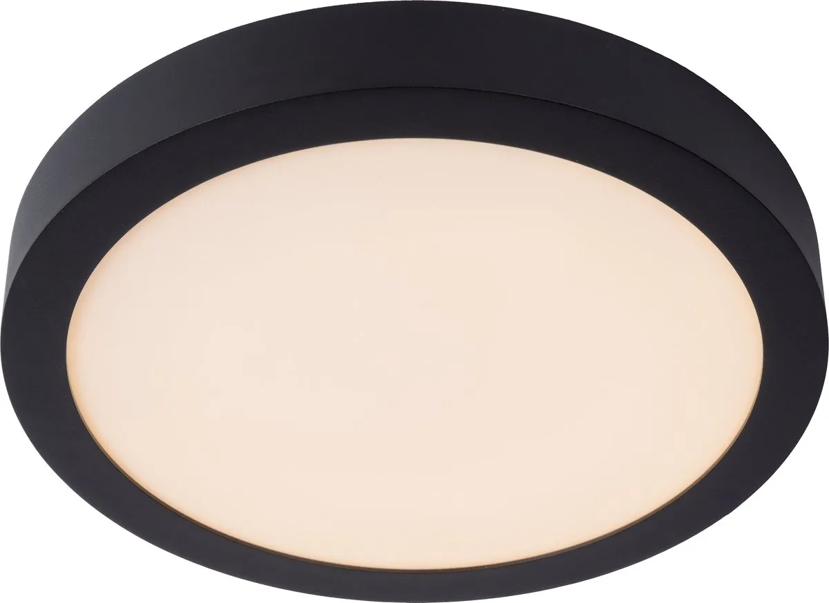 Lucide BRICE-LED Plafondlamp Ø30cm - Zwart