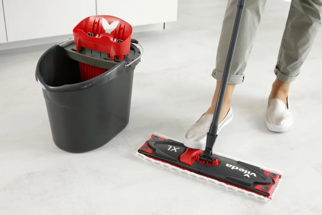Vileda Ultramax XL Mopset - 20% langere kop - Zwart/Rood