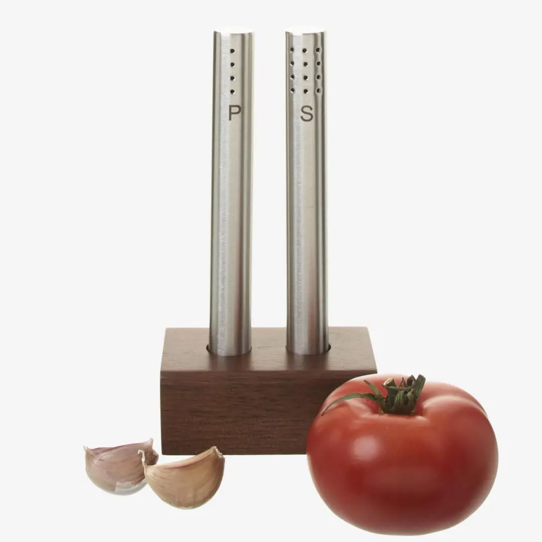 WMF Peper- en Zoutstel 06.3454.6040 - Zilver - Acaciahout
