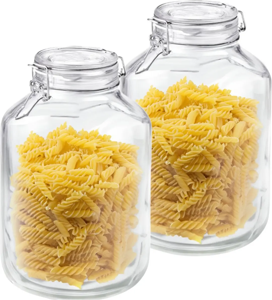 Bormioli Rocco Weckpot 5L - 2 Stuks - Transparant
