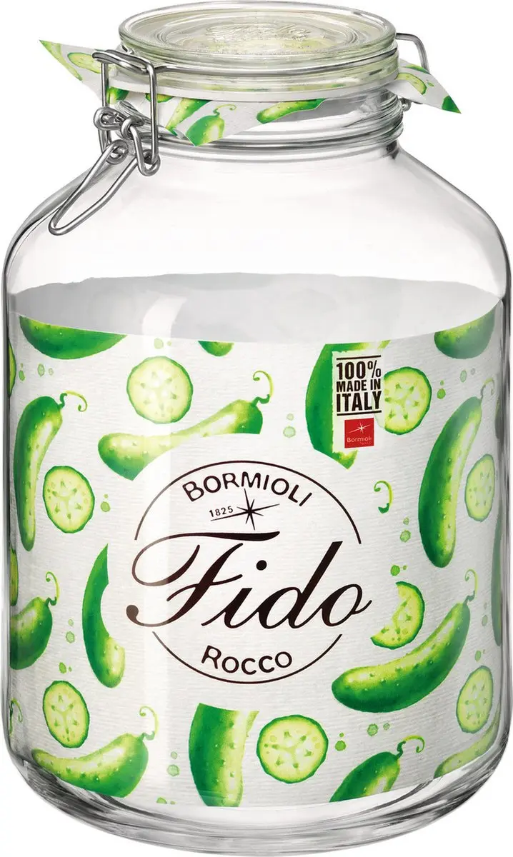 Bormioli Rocco Weckpot 5L - 2 Stuks - Transparant