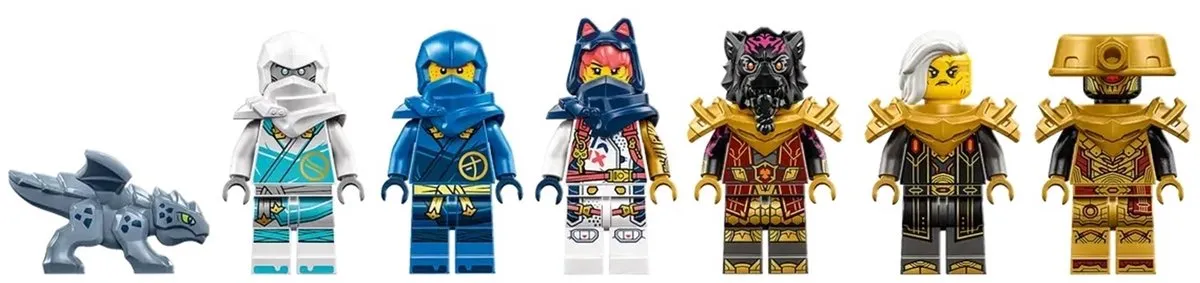LEGO Ninjago Elementdraak vs. Mecha Keizerin 71796 - 1038 Stukken - Meerkleurig - afbeelding 4 van 6