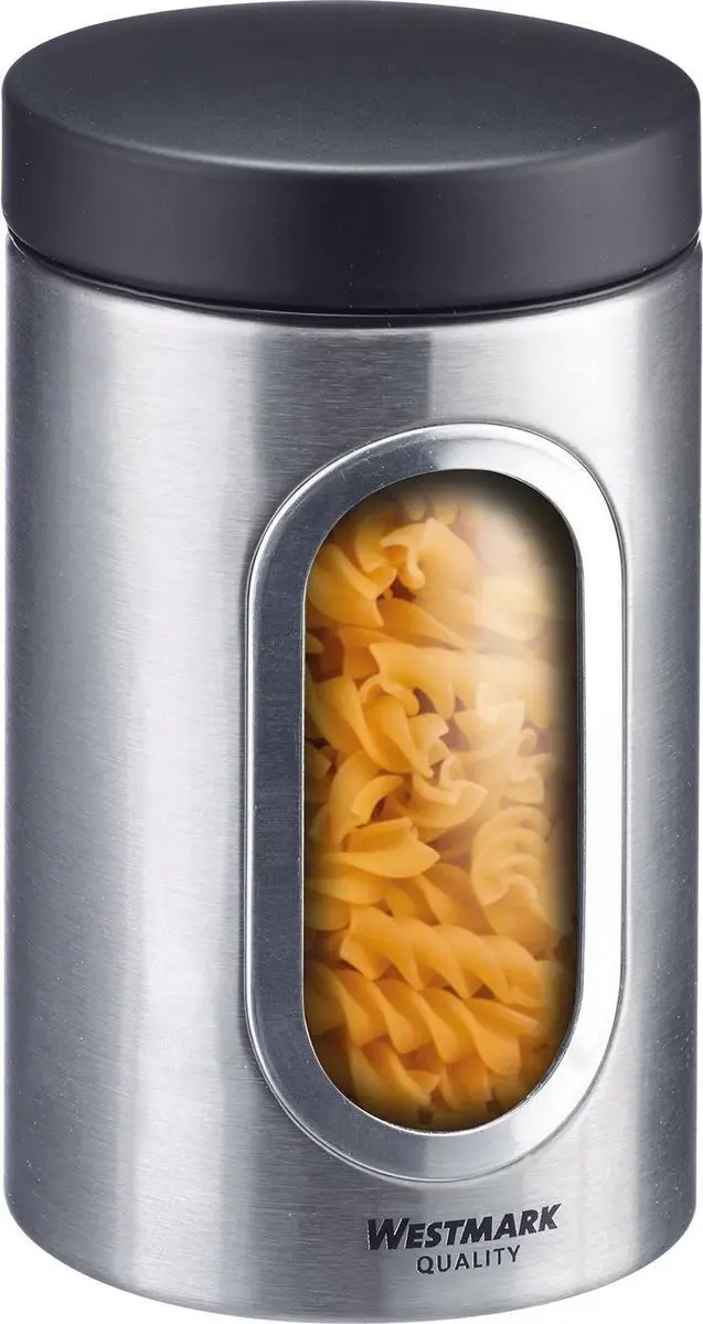 Westmark Voorraadpot 950ml - ø9cm - Zilver