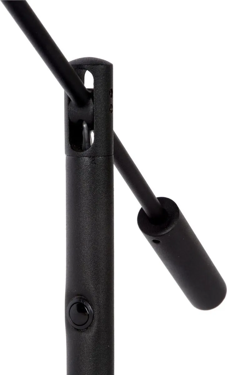 Lucide Anselmo Bureaulamp Ø18cm - LED 9W 3000K - Zwart