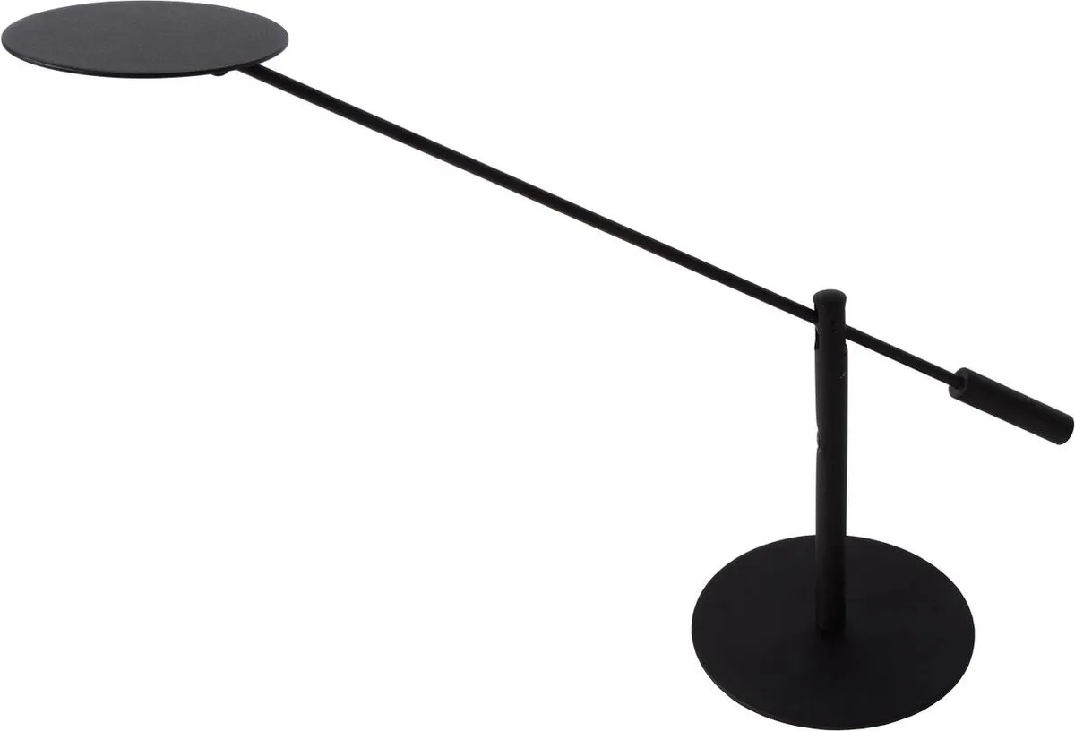 Lucide Anselmo Bureaulamp Ø18cm - LED 9W 3000K - Zwart