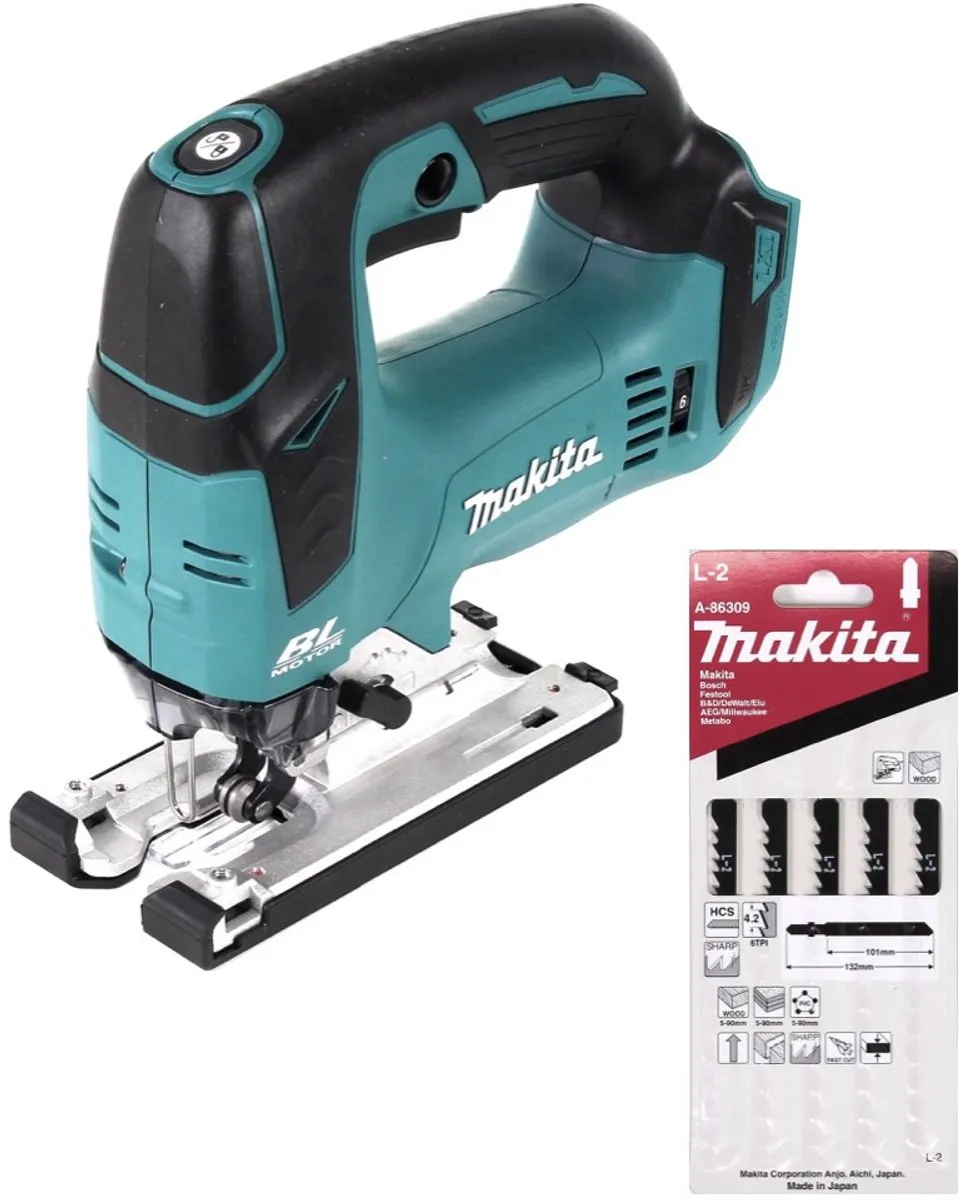 Makita DJV 182 Z Pendelzaag 18V Borstelloos - 11 Zaagbladen - afbeelding 4 van 5
