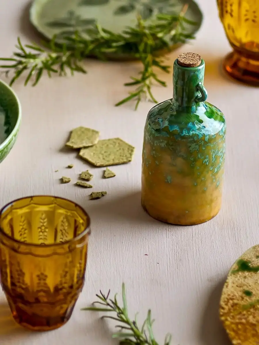 Bloomingville Yuma Oliekan - 425ml - Groen