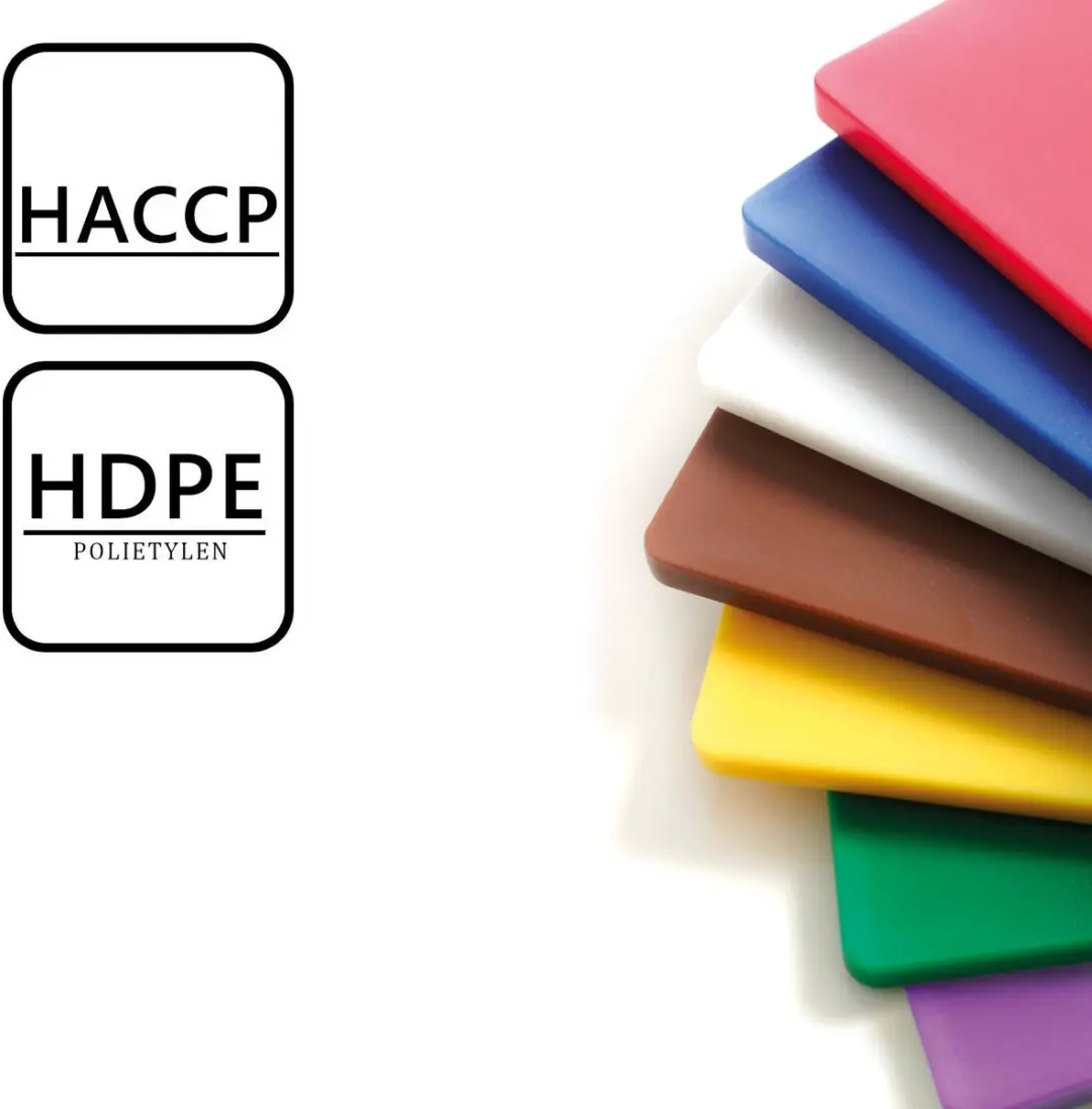HENDI Gele Snijplank HACCP-gecertificeerd HDPE 450x300mm