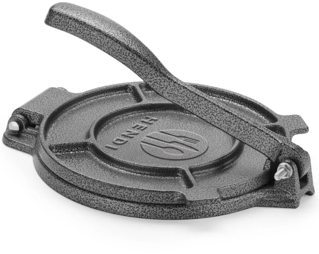 HENDI Gietijzeren Tortillapers 20cm - Zwart