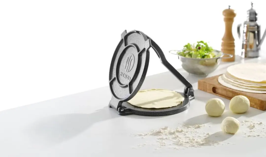 HENDI Gietijzeren Tortillapers 20cm - Zwart