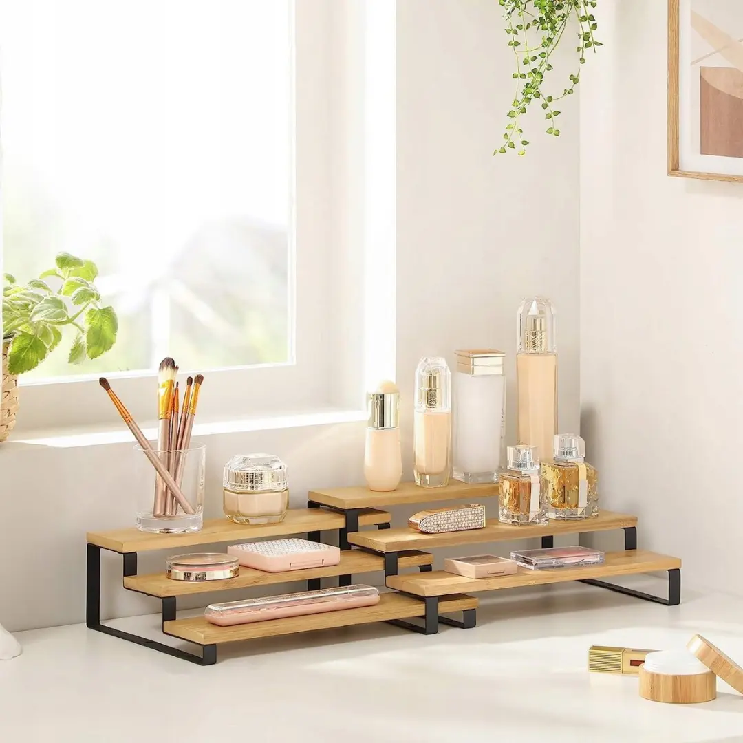 Songmics Keukentang Set Organizer - Natuurlijk/Zwart - 2 Stuks - afbeelding 6 van 6