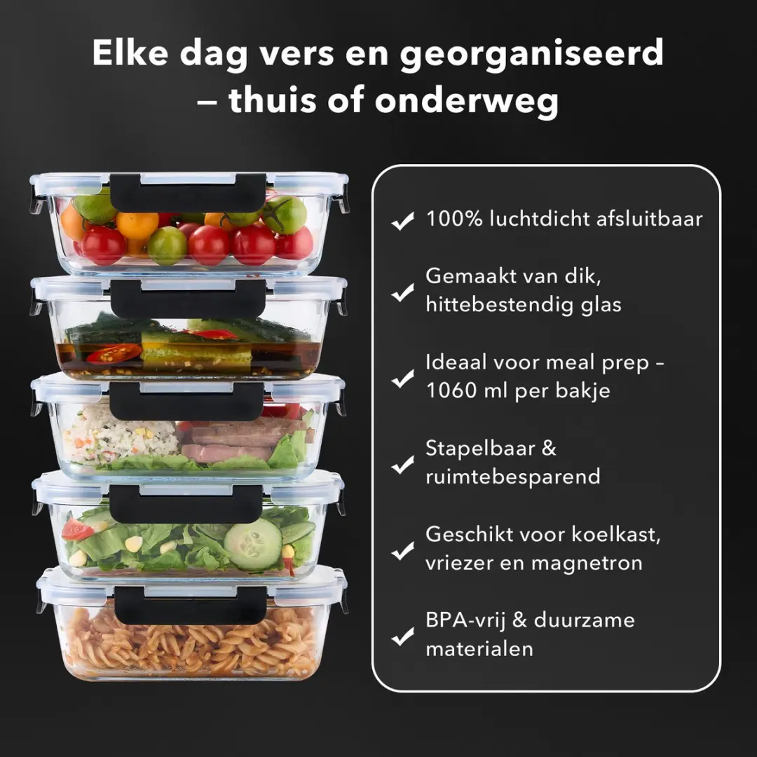 Bardi 12-delige Groentesnijder 11-in-1 - Zwart