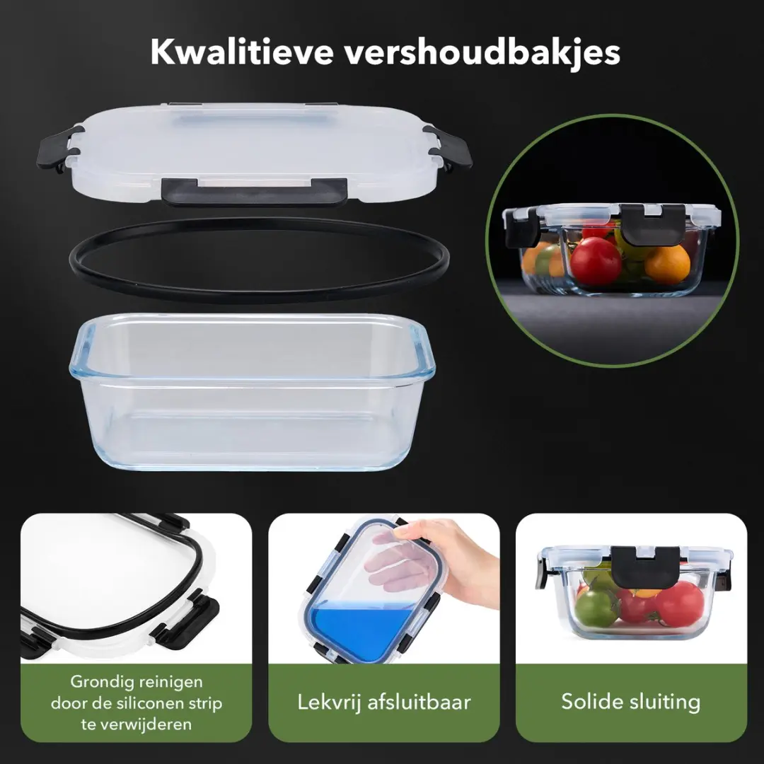 Bardi 12-delige Groentesnijder 11-in-1 - Zwart