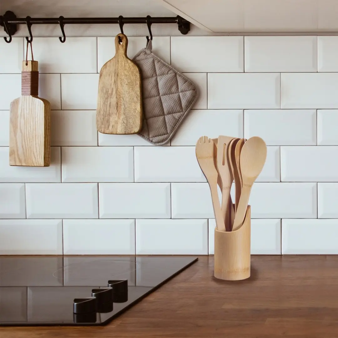 Westmark Bamboe Keukengerei Set 6-delig - Beige