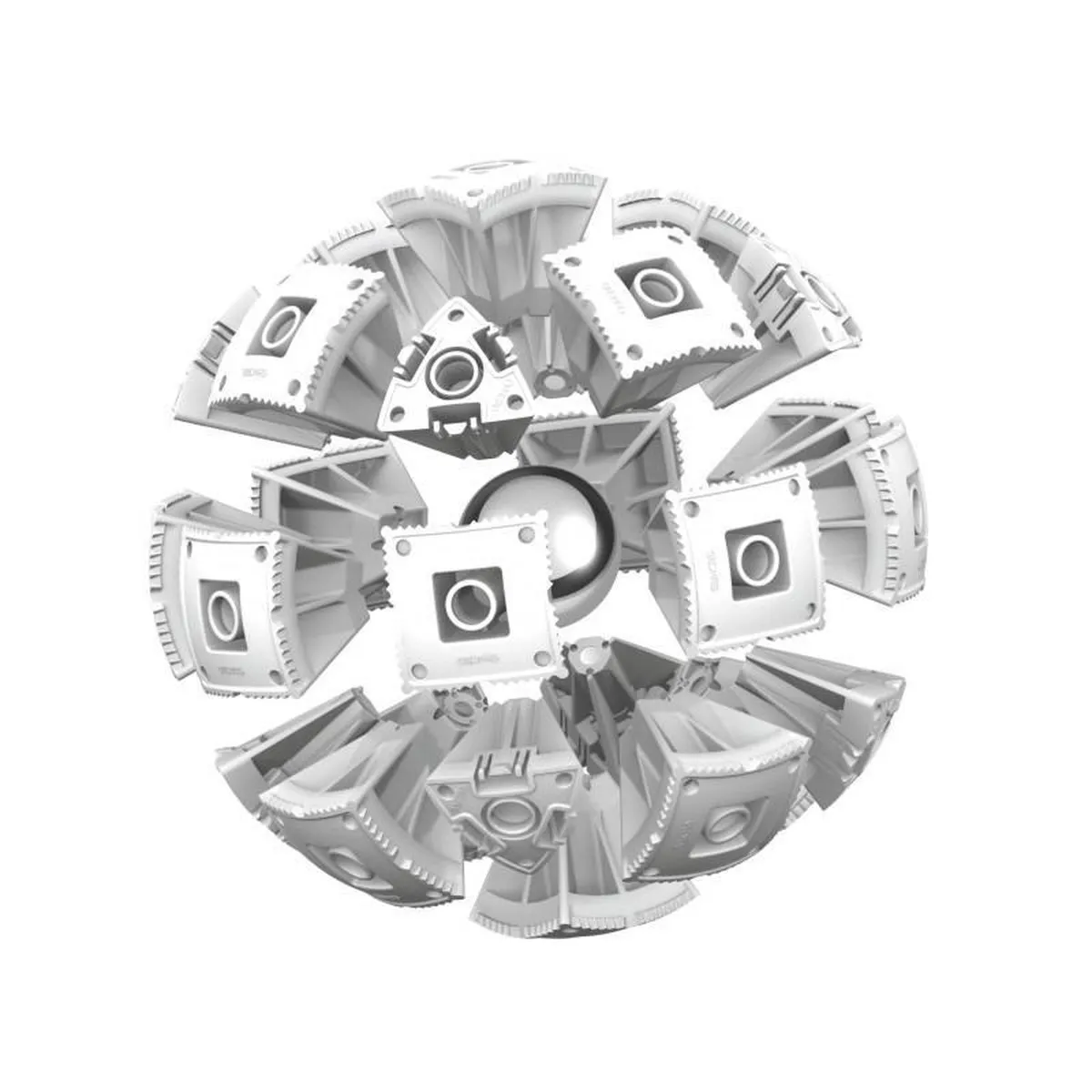 Geomag Kor Tazoo Toco Bouwset 86-delig - Rood