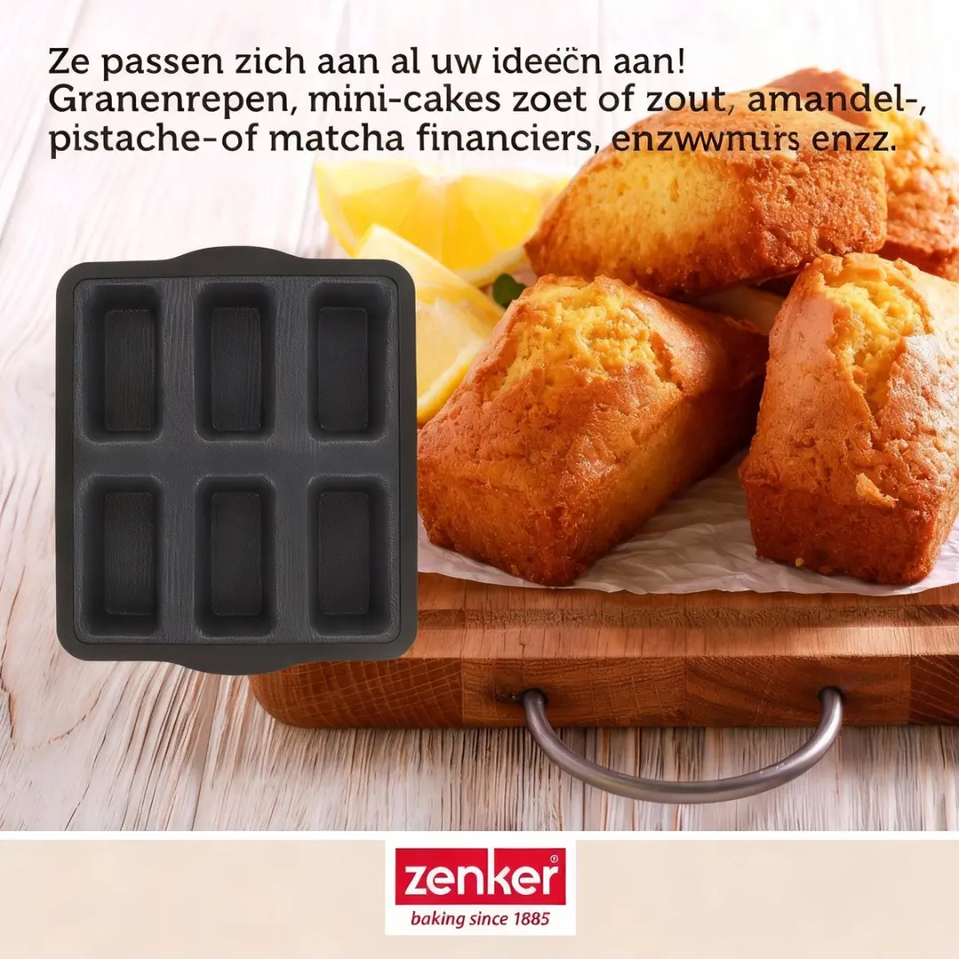 Zenker Mal 6 Financiers 26x22cm