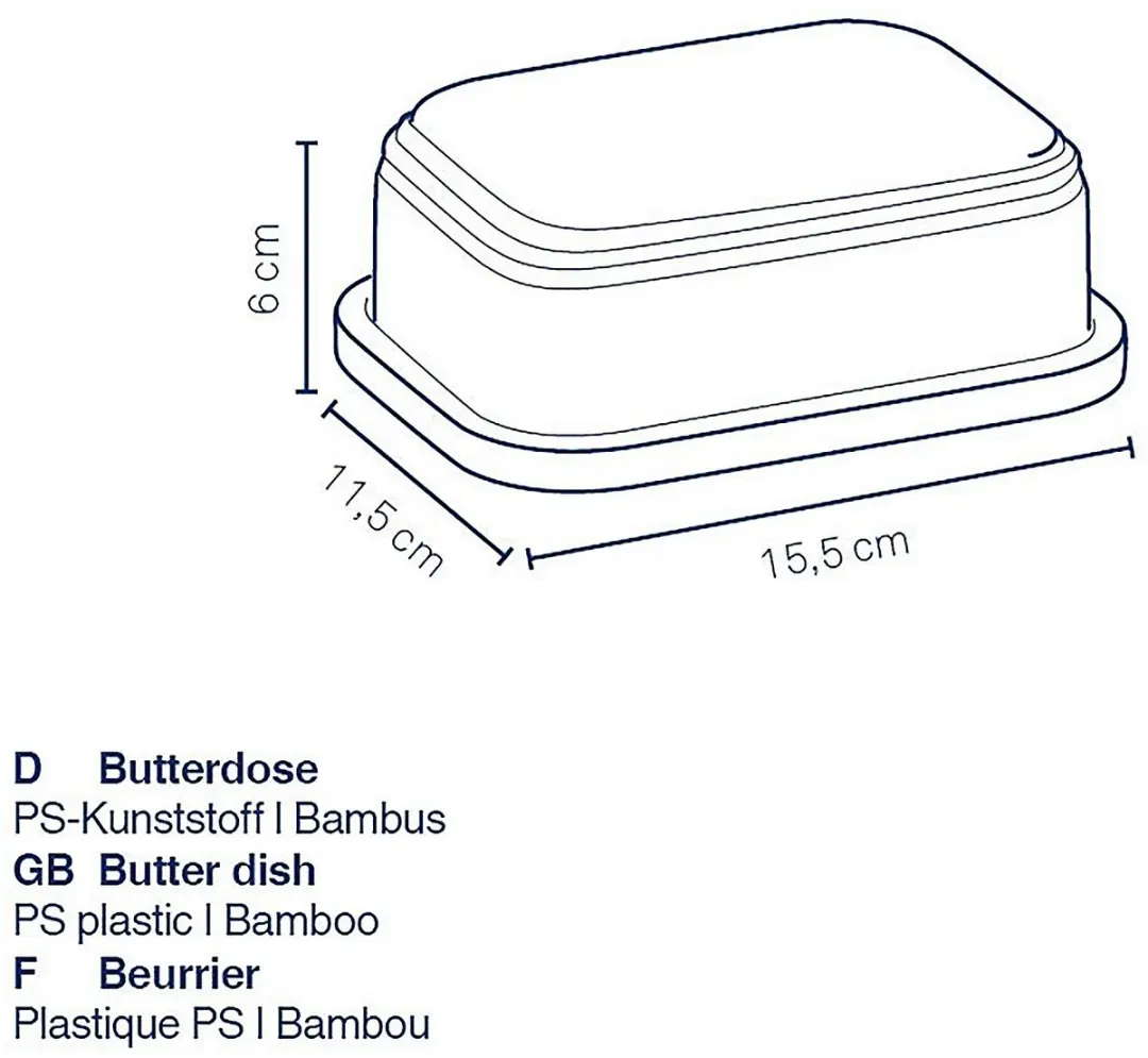 Kela Namur Botervloot Bamboe - Beige