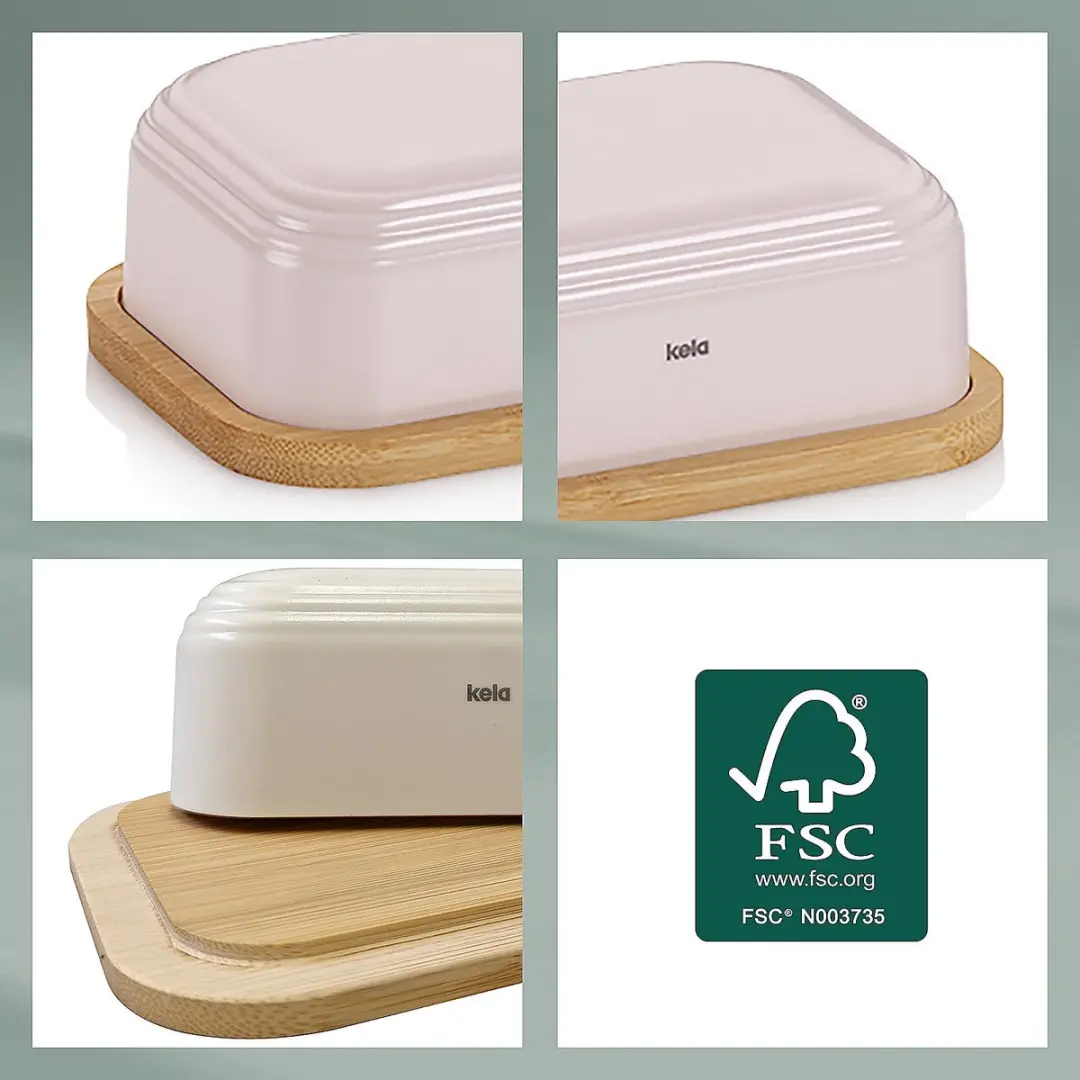 Kela Namur Botervloot Bamboe - Beige