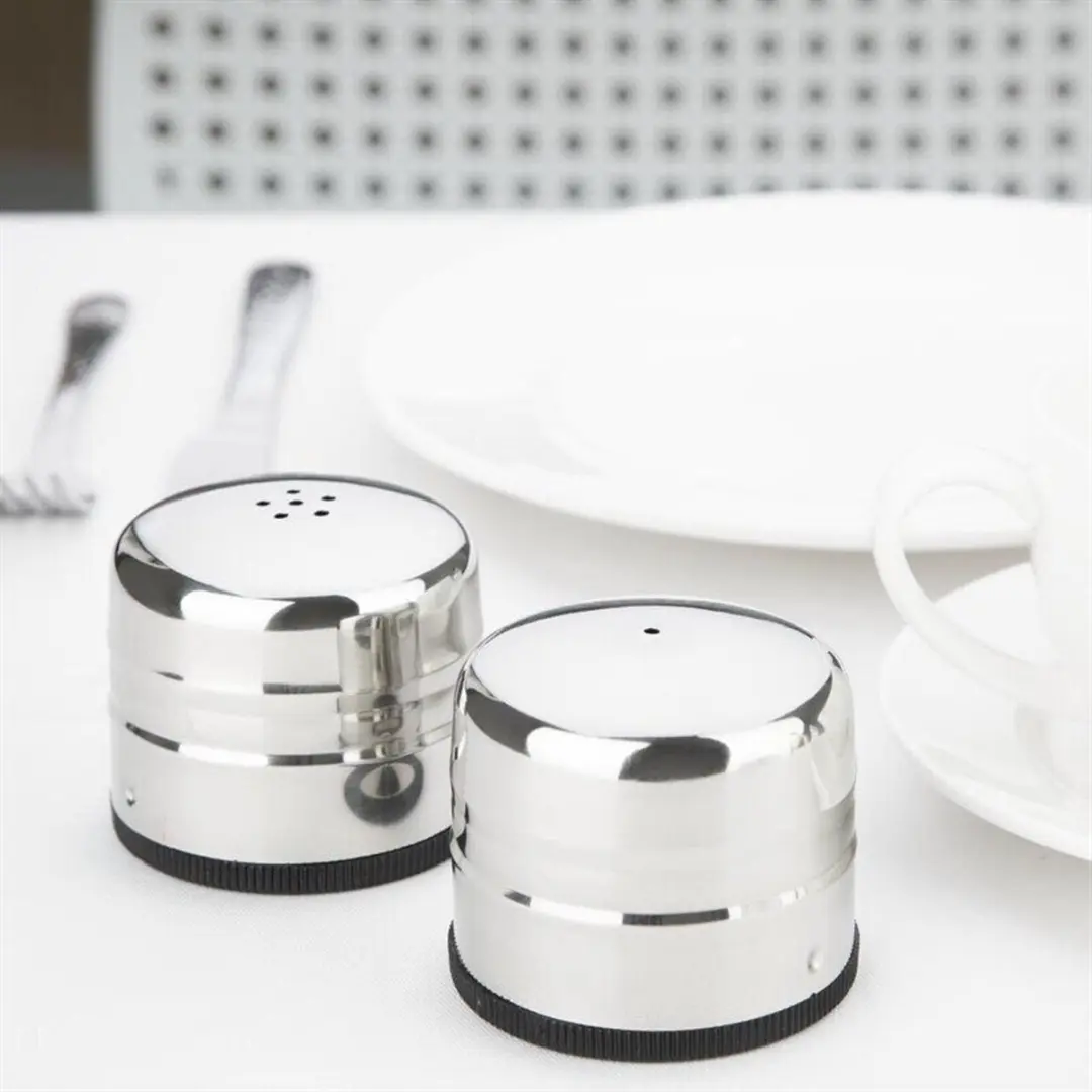 Olympia Jumbo Peper & Zout Set P044 - RVS - 2 Stuks