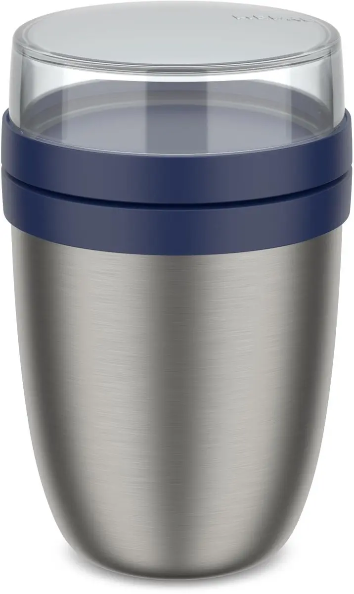 Mepal Isoleer Lunchpot Ellipse 500ml - 2 Vakken - Vivid Blue