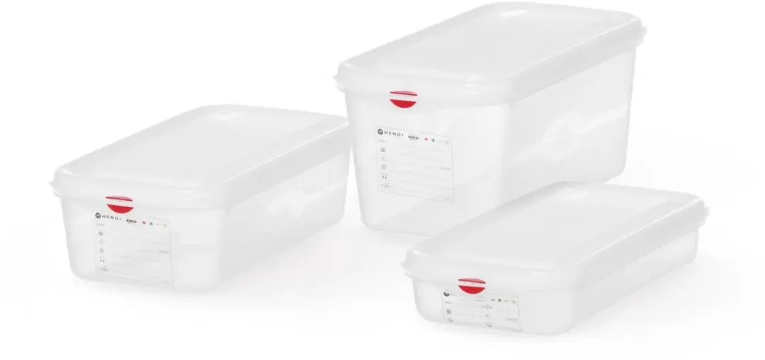 HENDI GN 1/3 Gastronormbak 2,5L - Transparant