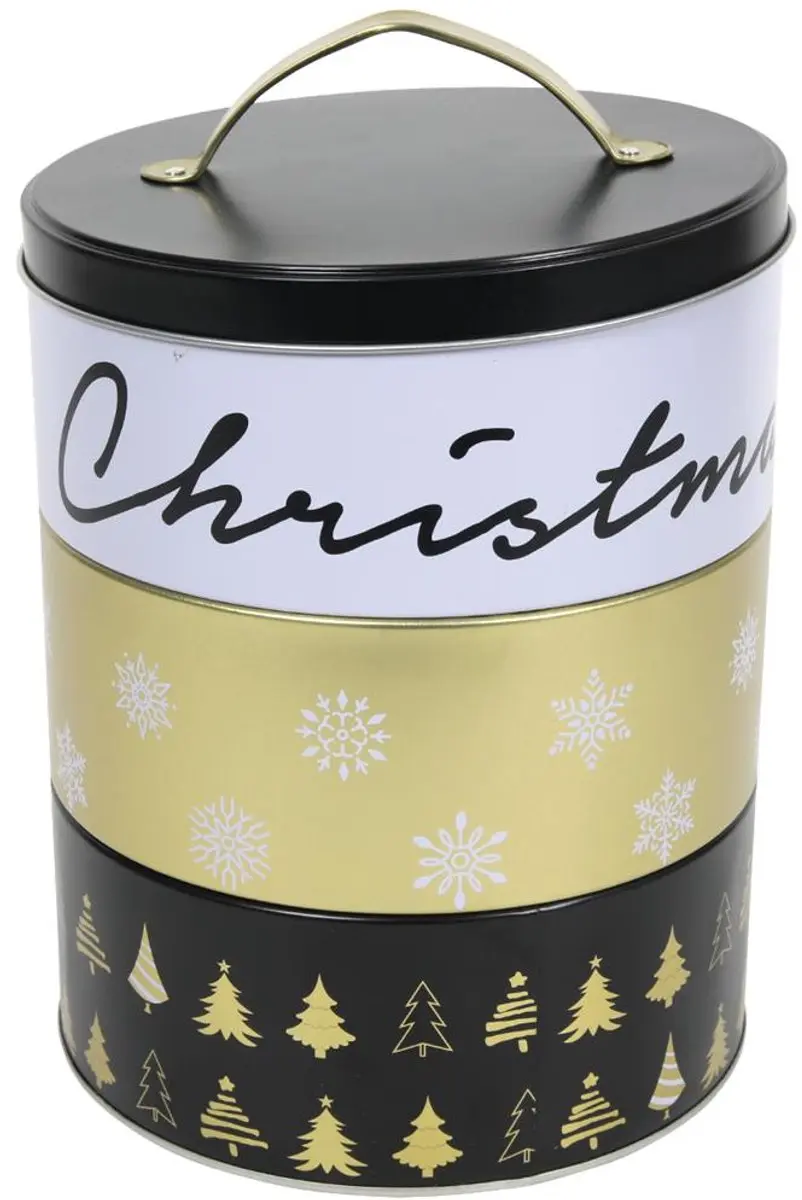 Svenska Living Kerst Opbergblik 3-laags Ø16,7x24,5cm