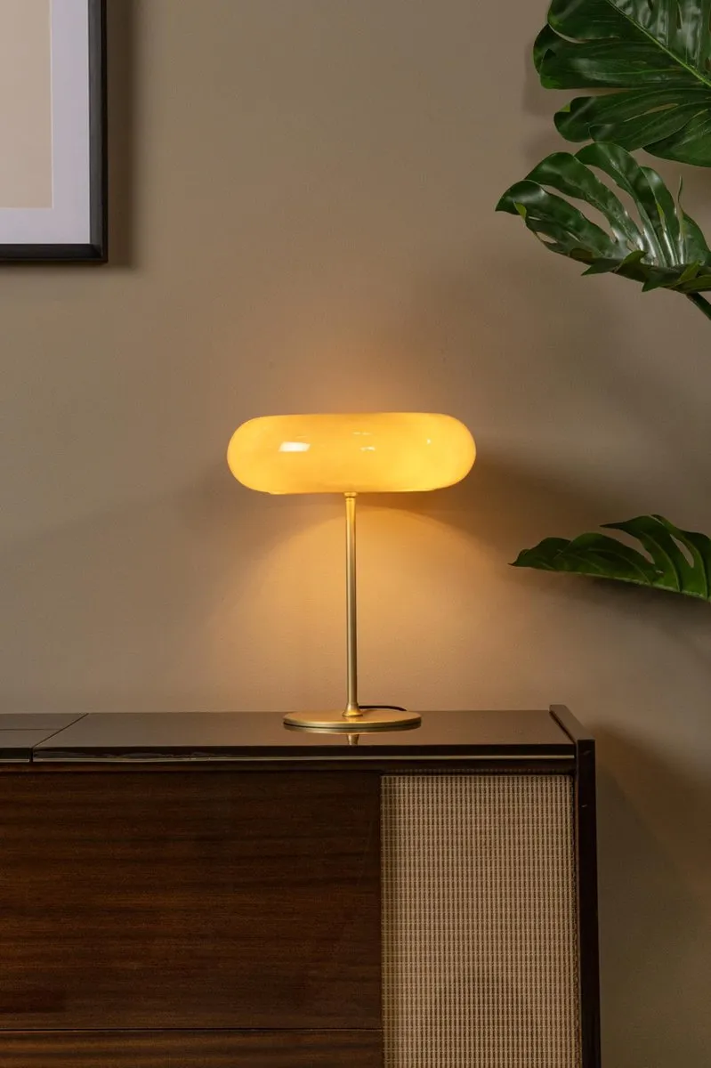 Lucide SENTINO Tafellamp Ø30cm - 3xG9 - Taupe