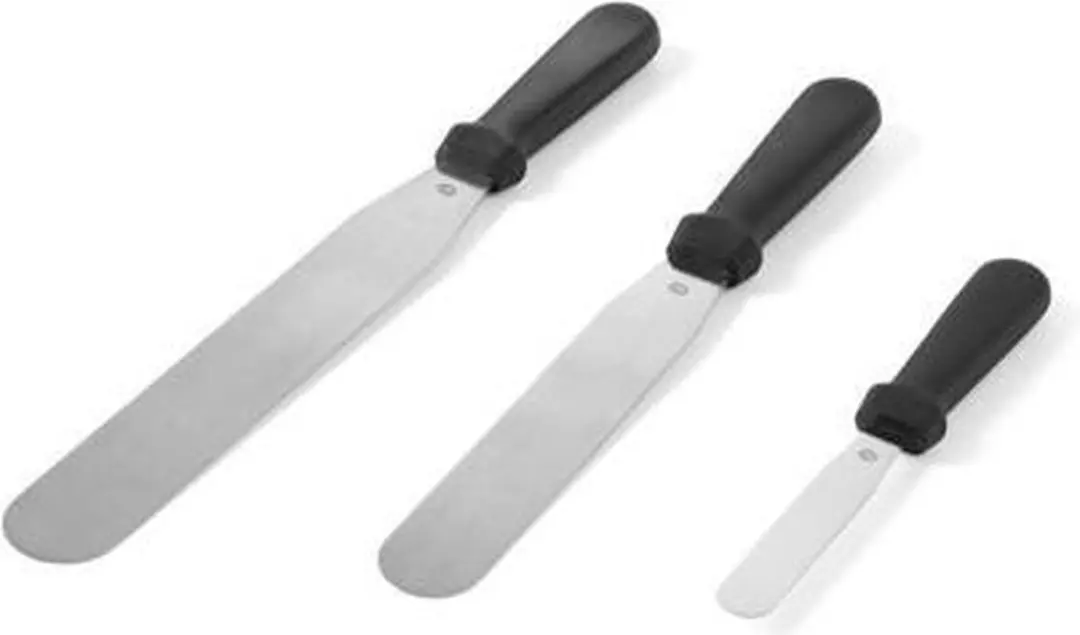 HENDI Paletmes Flexibel RVS Lemmet 22cm - Zwart