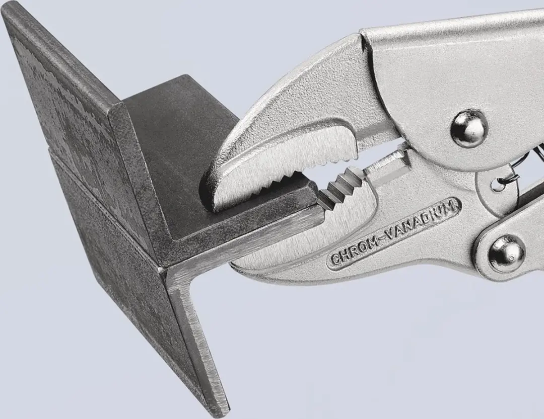Knipex 41 04 250 Klemtang Rond Materiaal 250mm - Zilver