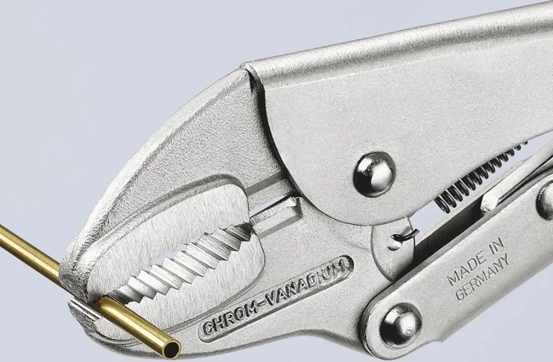 Knipex 41 04 250 Klemtang Rond Materiaal 250mm - Zilver