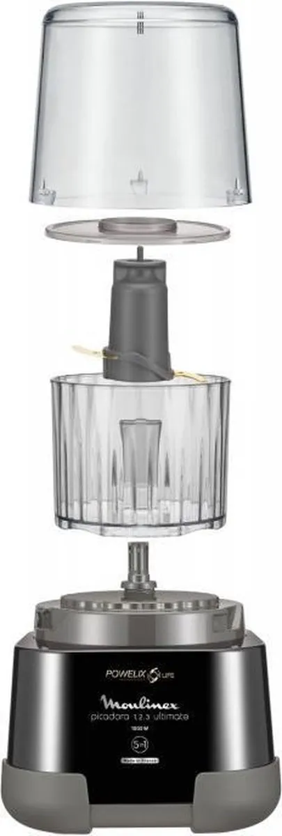 Moulinex DP8108 Hakmolen 1000W - 550ml - Zwart - afbeelding 6 van 6