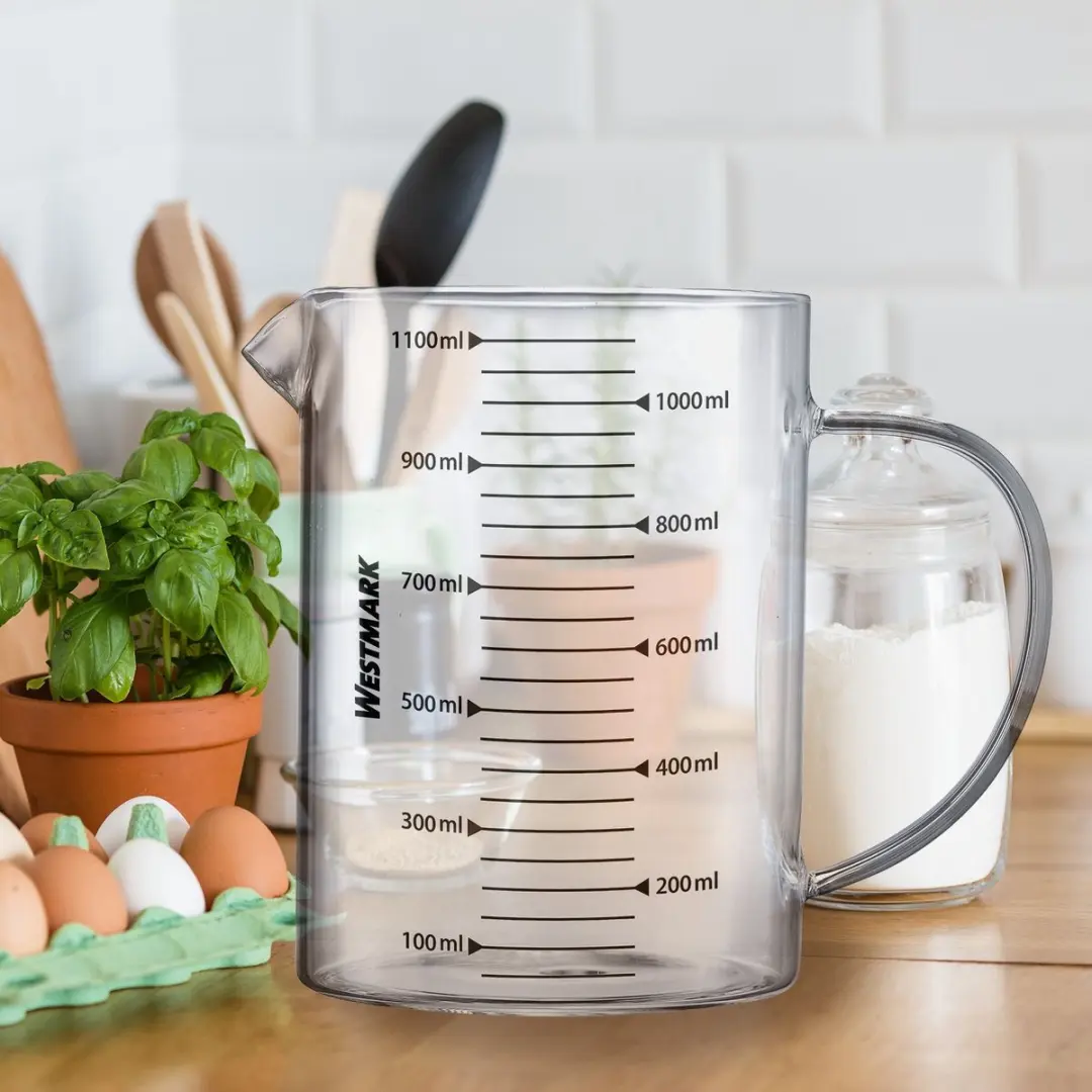 Westmark Glazen Maatbeker 1,1L - Transparant