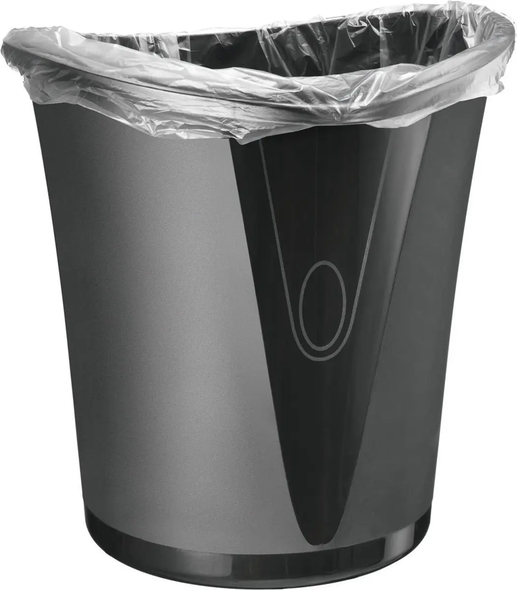 Leitz Allura Prullenbak 18L - Zwart