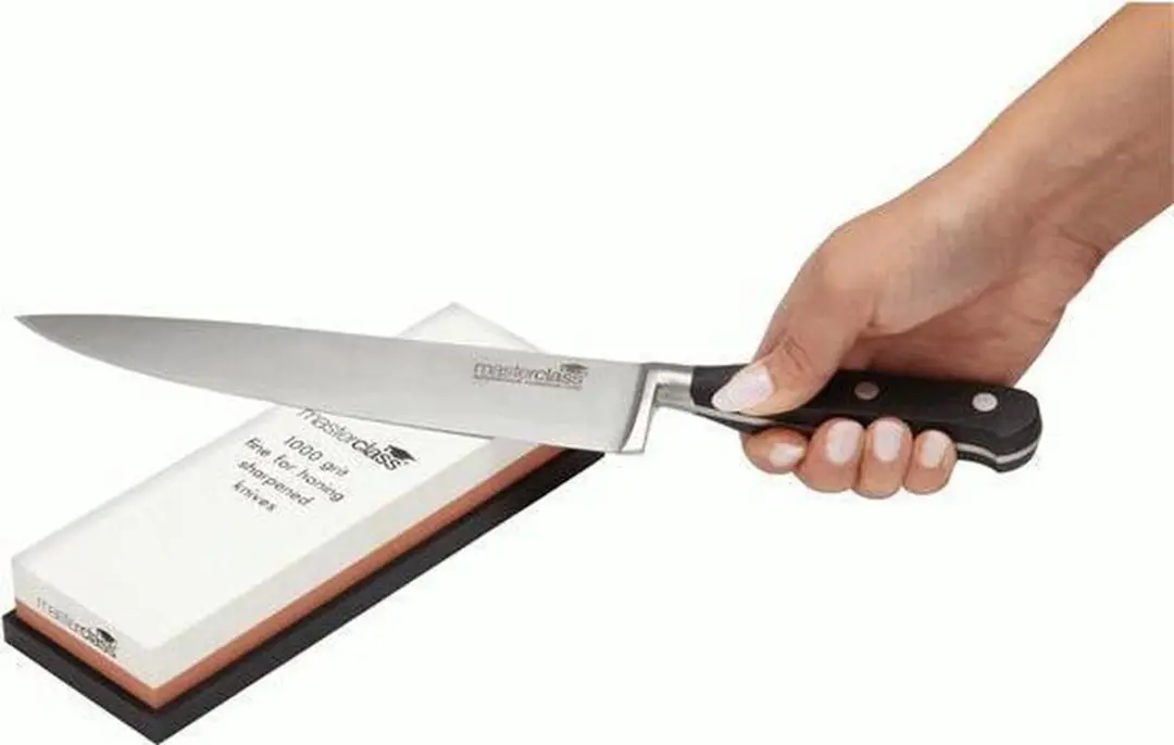 Masterclass MasterClass Combinatie Slijpsteen 400/1000 - 6,8x18,7x3,1cm - Zwart