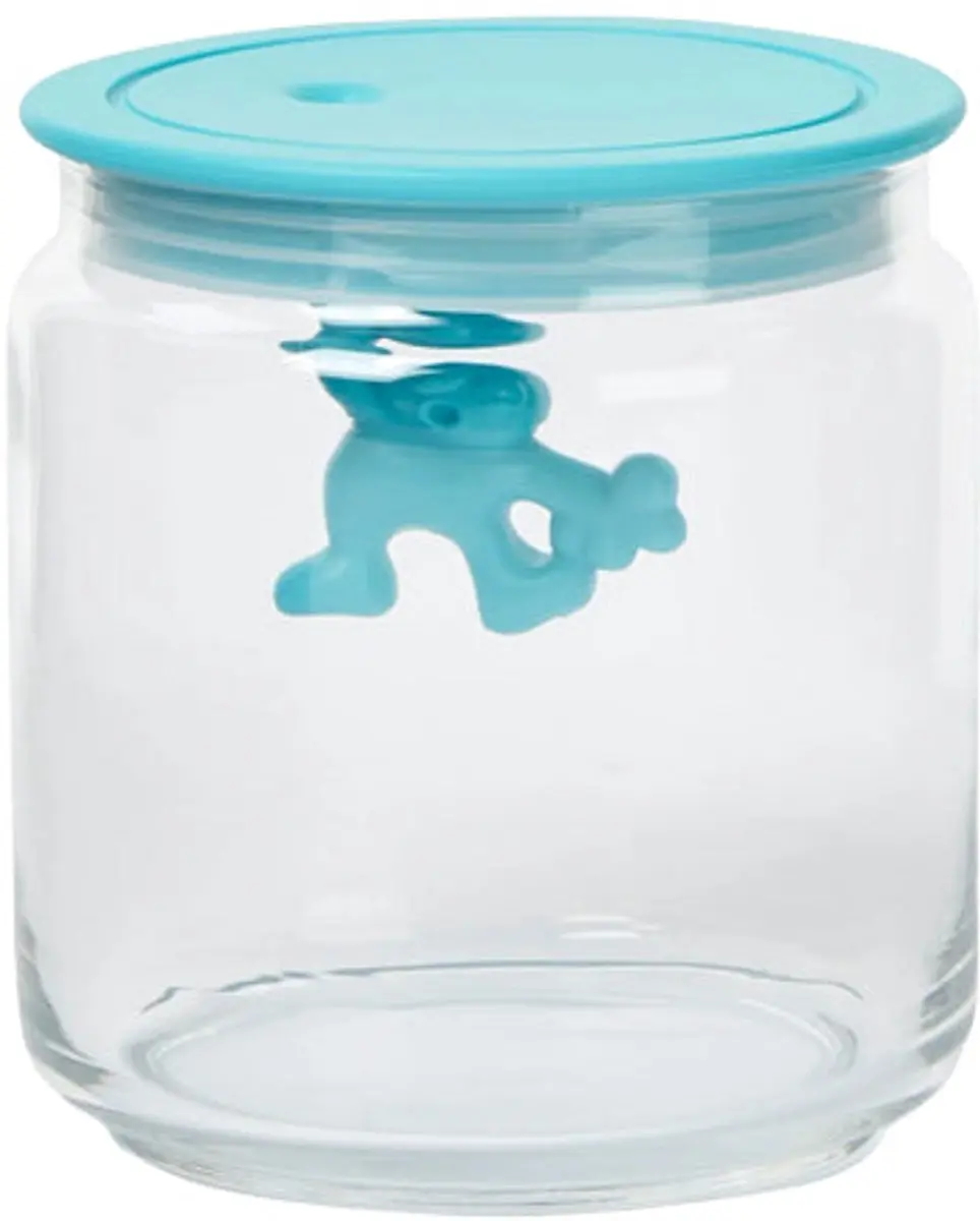Alessi Gianni Glazen Pot 12cm - Blauw