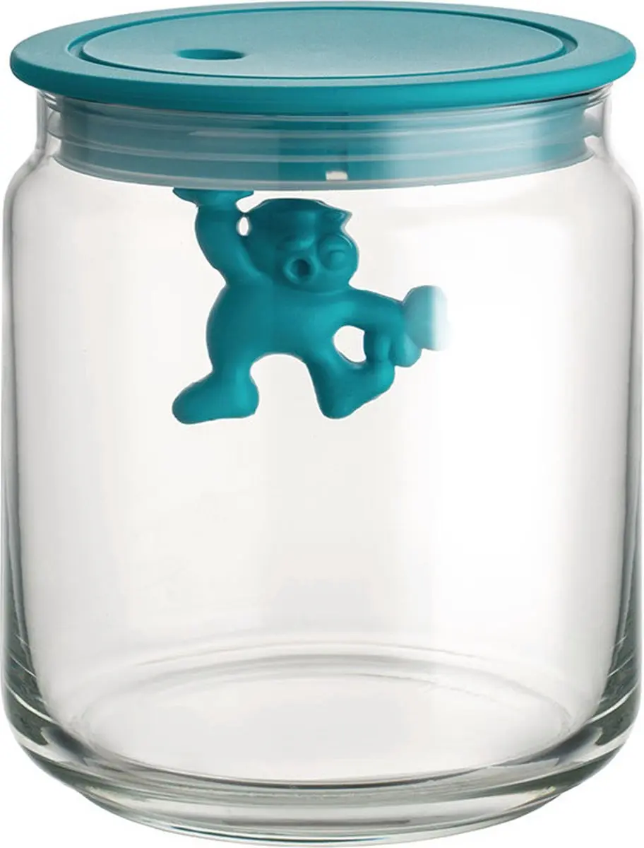 Alessi Gianni Glazen Pot 12cm - Blauw