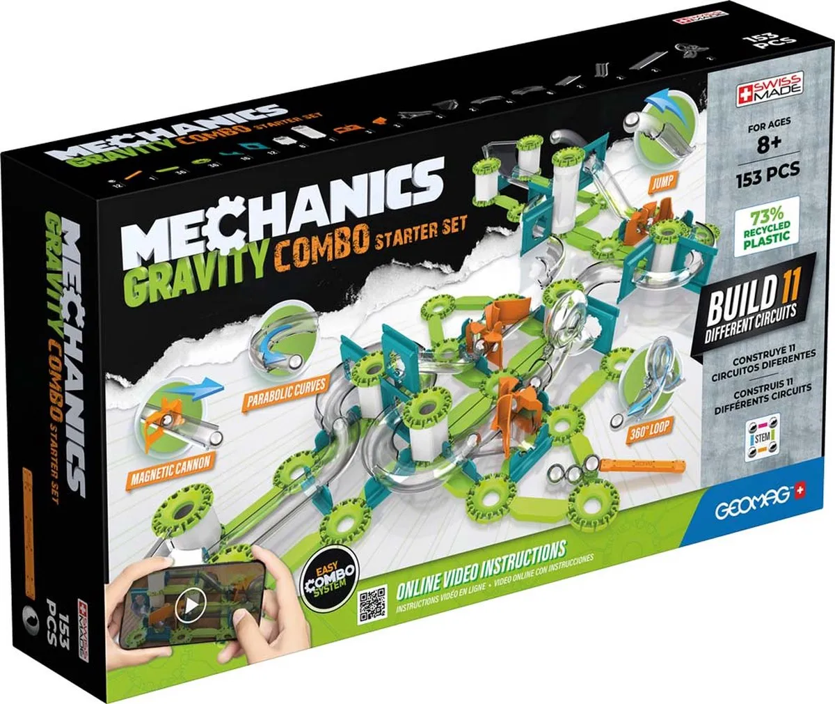 Geomag Mechanica Gerecycled Combo Startset 153 Stuks