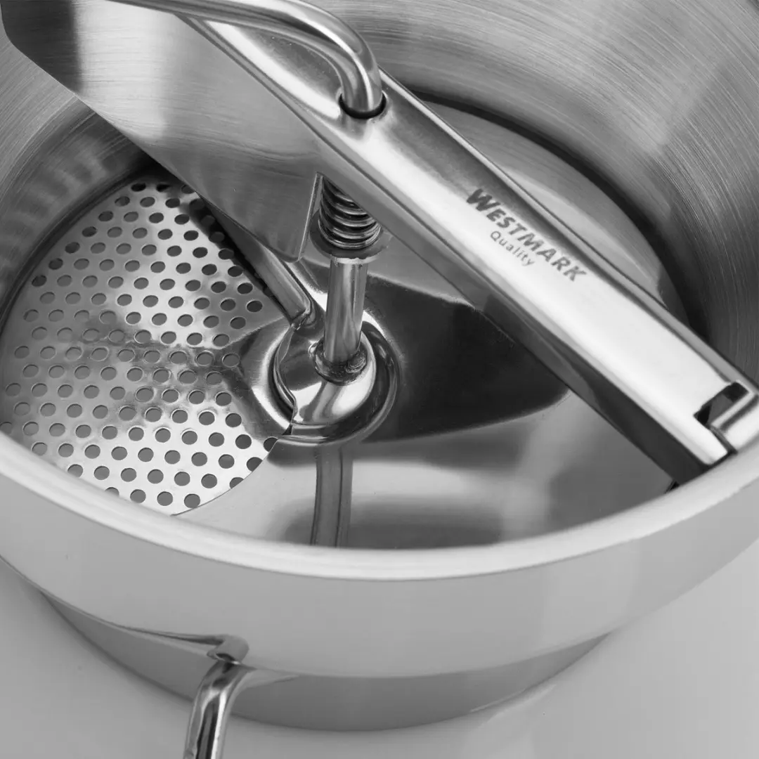 Westmark Finoletta Passeermachine Drie Schijven RVS 20cm
