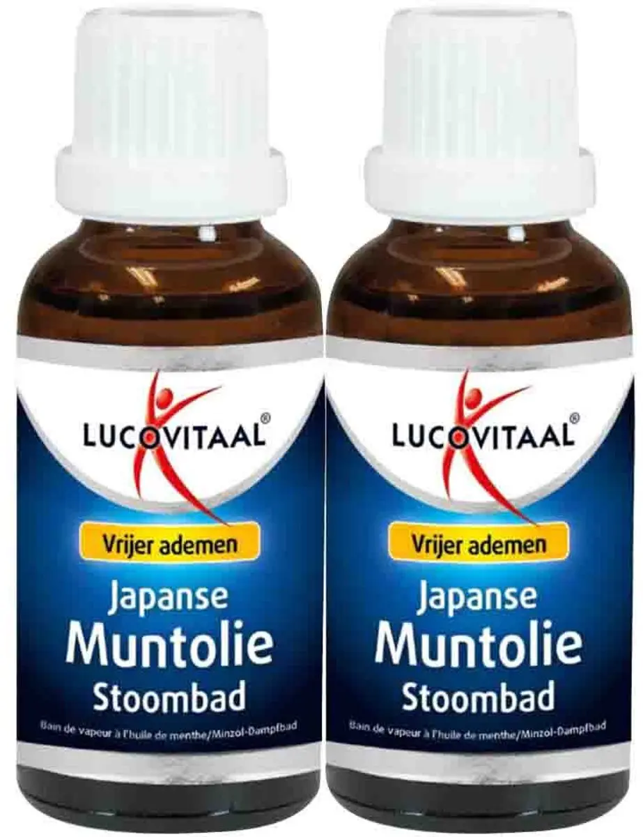 Lucovitaal Japanse Muntolie Stoombad 2x30ml