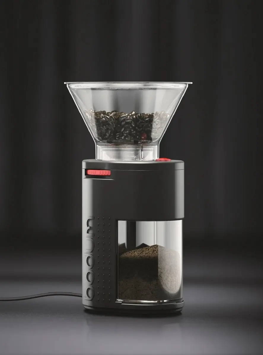 Bodum Bistro Burr Elektrische Koffiemolen 220g - 12 standen - Zwart