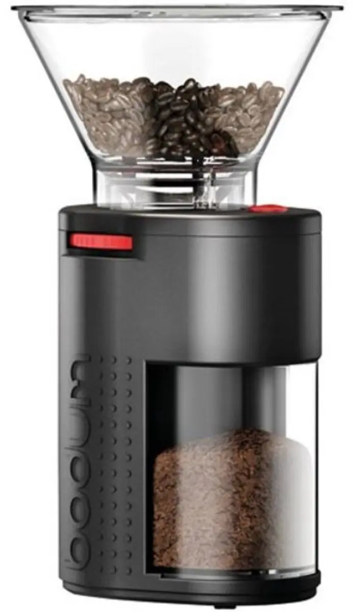 Bodum Bistro Burr Elektrische Koffiemolen 220g - 12 standen - Zwart