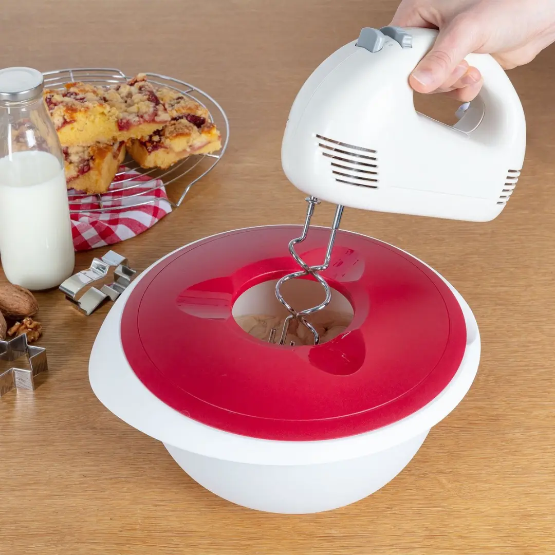 Westmark Roerbakschalen 3,5L - 2 Stuks - Wit/Rood