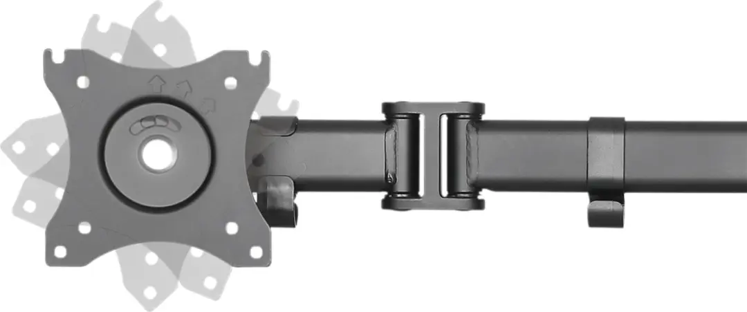 Neomounts NM-D135D3BLACK Monitorarm 3 schermen - 10-27" - 3x 8kg - Zwart - afbeelding 6 van 6