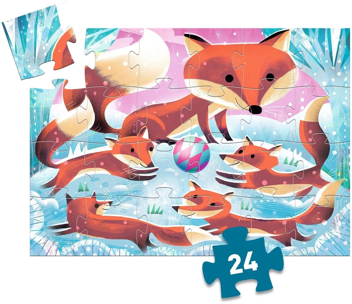 Djeco Puzzel Ginger Little Fox 24 Stuks