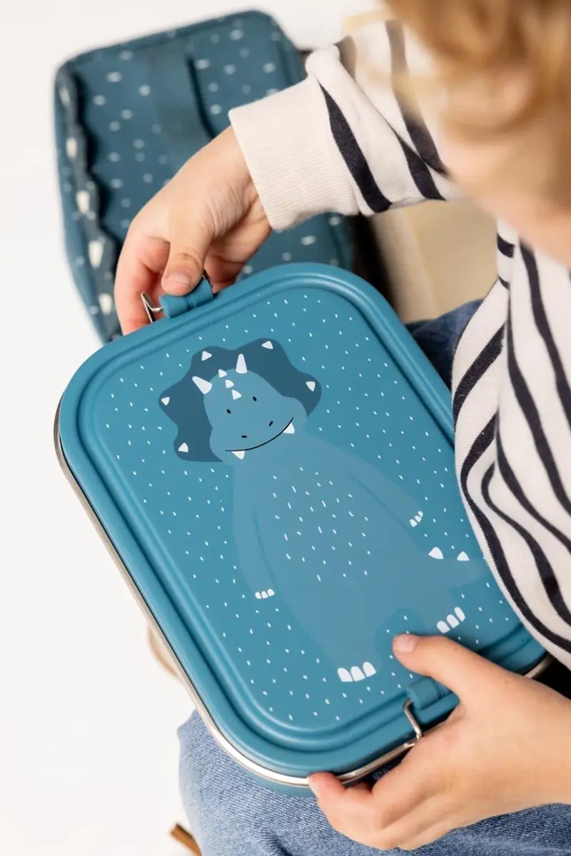 Trixie Brooddoos Mr Triceratops 60-228 - 6 Vakken - Blauw - afbeelding 6 van 6