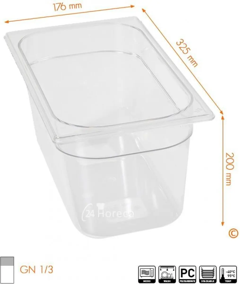 HENDI Gastronorm Container 7,8L
