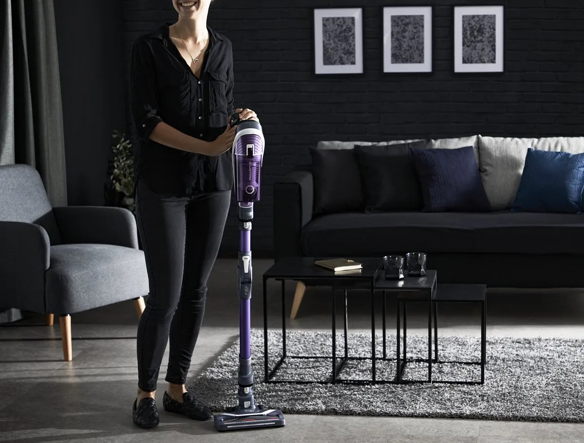 Rowenta X-Force Flex 8.60 RH9639WO Steelstofzuiger - 43 Airwatts - Paars/Grijs