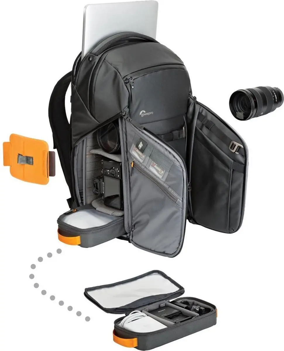 Lowepro FreeLine BP 350 AW Rugtas - 15 inch - 3 Lenzen - Zwart