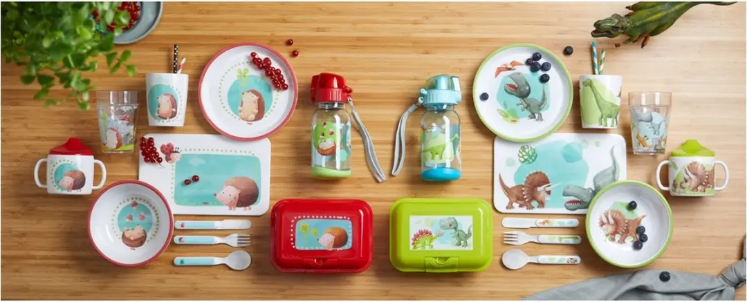 Haba Broodtrommel Geluk 1.3L - 3-delig - Multi Color
